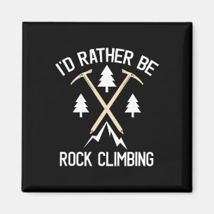 Kletterfelsen Bouldering Lustig Klettern Kletterer Magnet