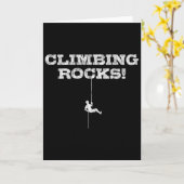 Kletterfelsen! Bouldern - Kletterer Karte (Gelbe Blume)