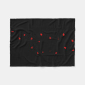 Kletterfelsen Kletterer Bouldern Kletterwand Fleecedecke (Vorderseite (Horizontal))