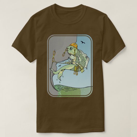 Kletterfisch T-Shirt (Design vorne)