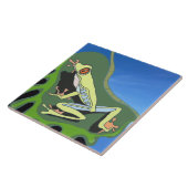 Kletterfrosch Fliese (Seite)