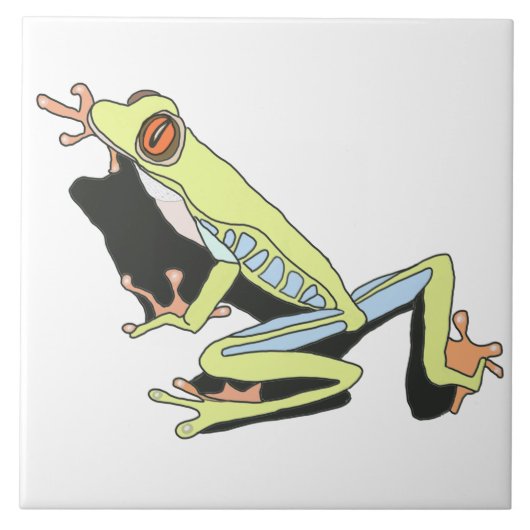Kletterfrosch Fliese (Vorderseite)