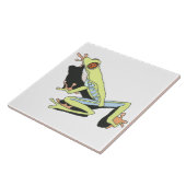 Kletterfrosch Fliese (Seite)