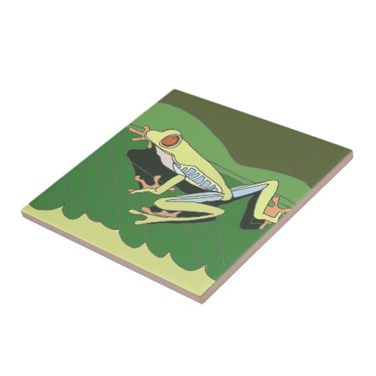 Kletterfrosch Fliese (Seite)