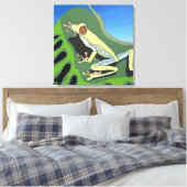 Kletterfrosch Leinwanddruck (Insitu (Schlafzimmer))