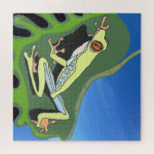 Kletterfrosch Puzzle (Horizontal)