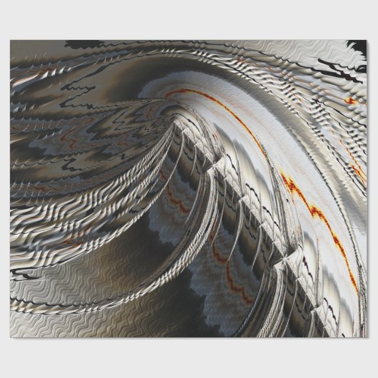 Klettergarten Fraktal Lugano Gestern und Heute Geschenkpapier (Flach)