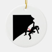 Klettergarten Girl Black Silhouette Keramik Ornament (Vorne)