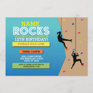Klettergarten Rock Klettergarten Einladung