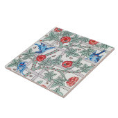 Klettergarten Rose & Kleiner Vogel, William Morris Fliese (Seite)