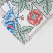 Klettergarten Rose & Kleiner Vogel, William Morris Seidenpapier (Ausschnitt)