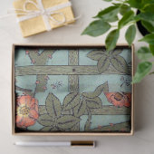 Klettergarten Rose & Kleiner Vogel, William Morris Seidenpapier (Geschenk)