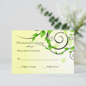 Klettergarten RSVP Karte (Stehend Vorderseite)