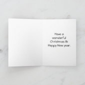 Klettergarten Santa Klettergarten Feiertagskarte (Innenseite)