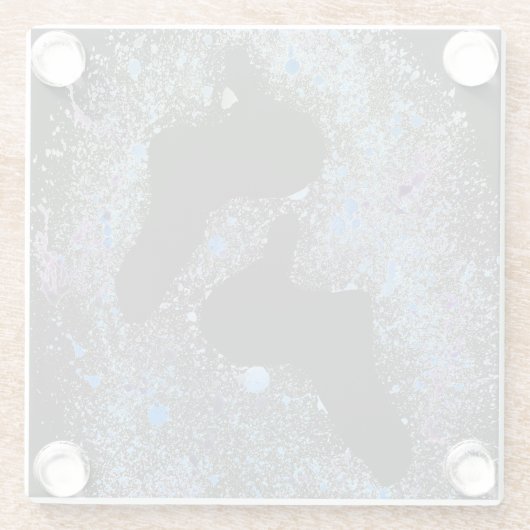 Klettergarten Spritzer Art Untersetzer (Rückseite)