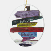 Klettergebiete Keramik Ornament (Links)