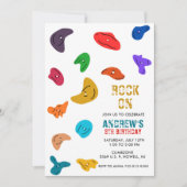 Klettergeburtstag Einladung (Vorderseite)