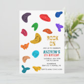 Klettergeburtstag Einladung (Stehend Vorderseite)