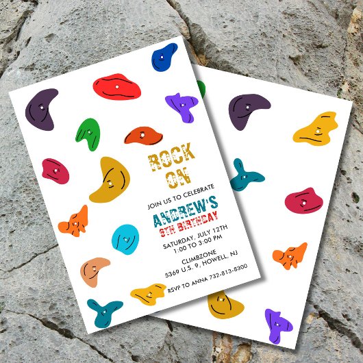 Klettergeburtstag Einladung