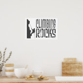 Klettergestein Poster (Küche)