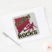 Klettergestein Quadratischer Aufkleber (Umschlag)