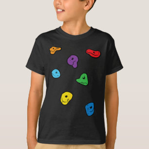 Klettergriffe Wand Kletterer Bouldering Frauen T-Shirt