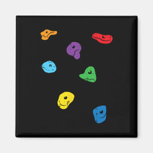 Klettergriffe Wand Kletterin Bouldering Frauen Magnet