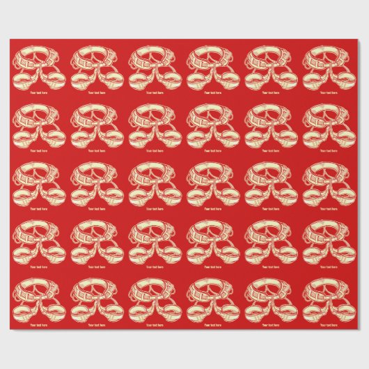 Klettergurt Geschenkpapier (Flach)