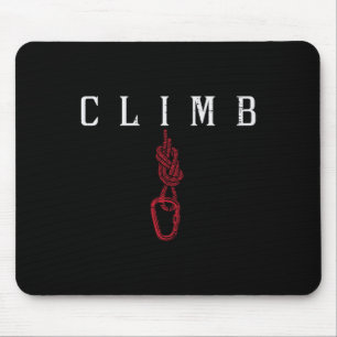 Klettergurt Karabiner Felsenklettern Kletterer Män Mousepad