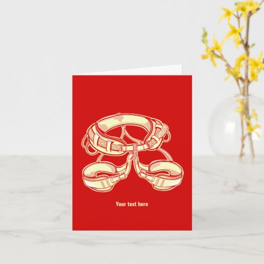 Klettergurt Karte (Gelbe Blume)