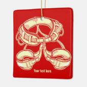 Klettergurt Keramikornament (Links)