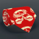 Klettergurt Krawatte<br><div class="desc">Eine rote und gelbe Victor-Abbildung eines Klettergurtes. Ein Design für alle,  die Lieben zu klettern. Dieses Design kann mit Ihrem eigenen Text angepasst werden.</div>