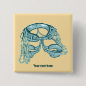 Klettergurt mit schnellem zeichn button (Vorderseite)