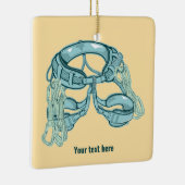 Klettergurt mit schnellem zeichn keramikornament (Rechts)