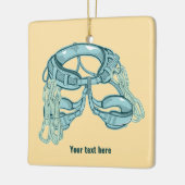 Klettergurt mit schnellem zeichn keramikornament (Links)