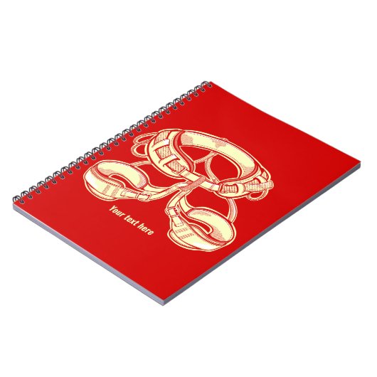 Klettergurt Notizblock (Linke Seite)