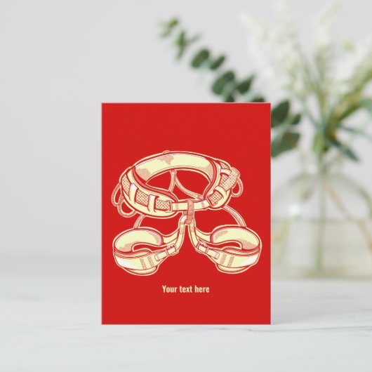 Klettergurt Postkarte (Stehend Vorderseite)