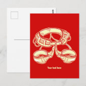 Klettergurt Postkarte (Vorne/Hinten)