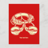 Klettergurt Postkarte (Vorderseite)