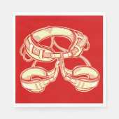 Klettergurt Serviette (Vorderseite)