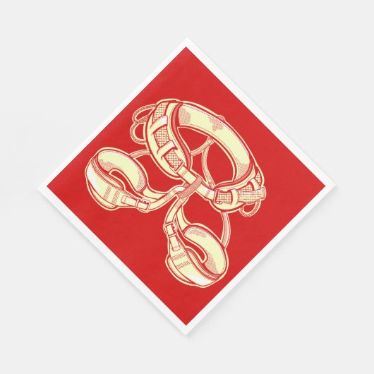 Klettergurt Serviette (Ecke)