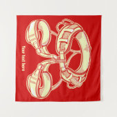 Klettergurt Wandteppich (Vorderseite (Horizontal))