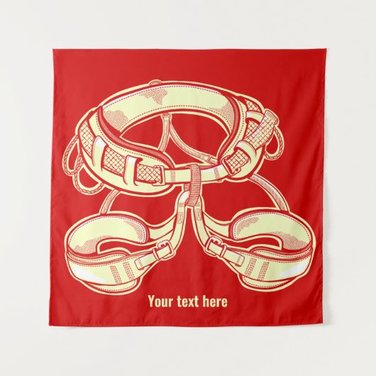 Klettergurt Wandteppich (Vorderseite)