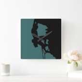 Kletterhalterung Quadratische Wanduhr (Zuhause)