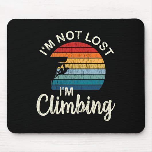 Kletterhemd - Geschenke für Bergsteiger - Kli Mousepad (Vorne)