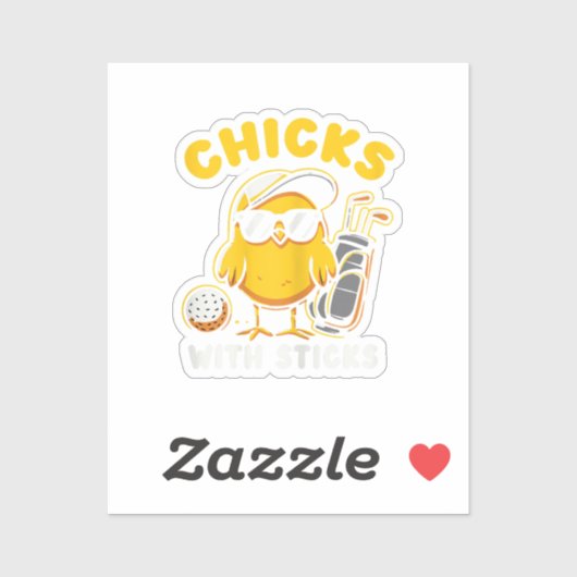 Kletterhexen: Golfer Girl del Malcantone Aufkleber (Blatt)