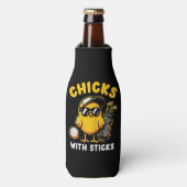 Kletterhexen: Golfer Girl del Malcantone Flaschenkühler (Flaschenvorderseite)