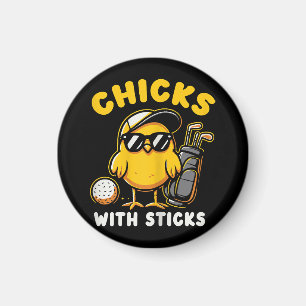 Kletterhexen: Golfer Girl del Malcantone Magnet