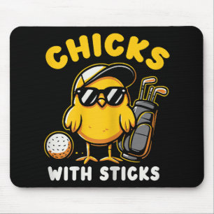 Kletterhexen: Golfer Girl del Malcantone Mousepad
