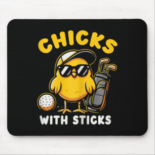 Kletterhexen: Golfer Girl del Malcantone Mousepad
